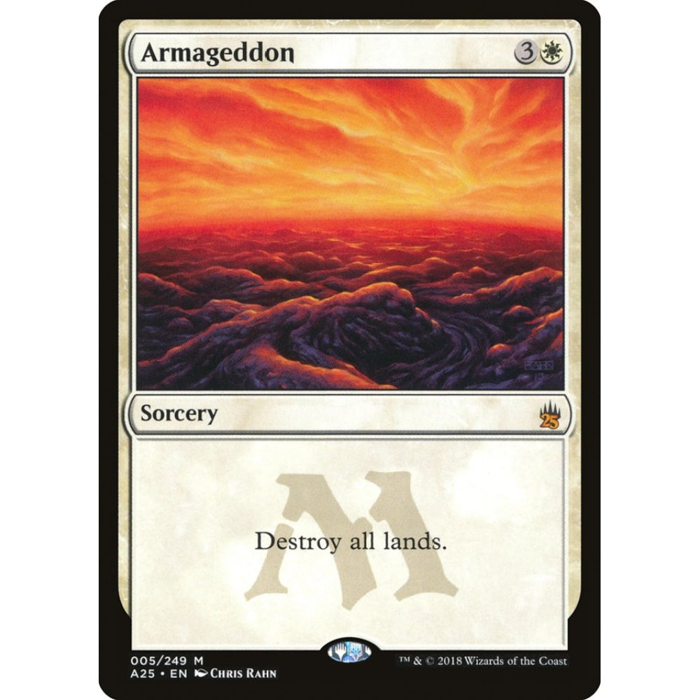 Armageddon mythic 5 Magic the Gathering Masters 25