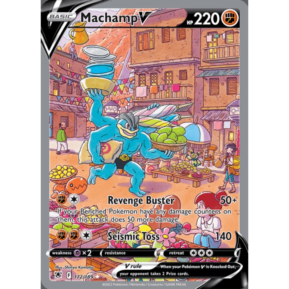 Machamp V Full Art 172/189 Pokemon Card Game Astral Radiance