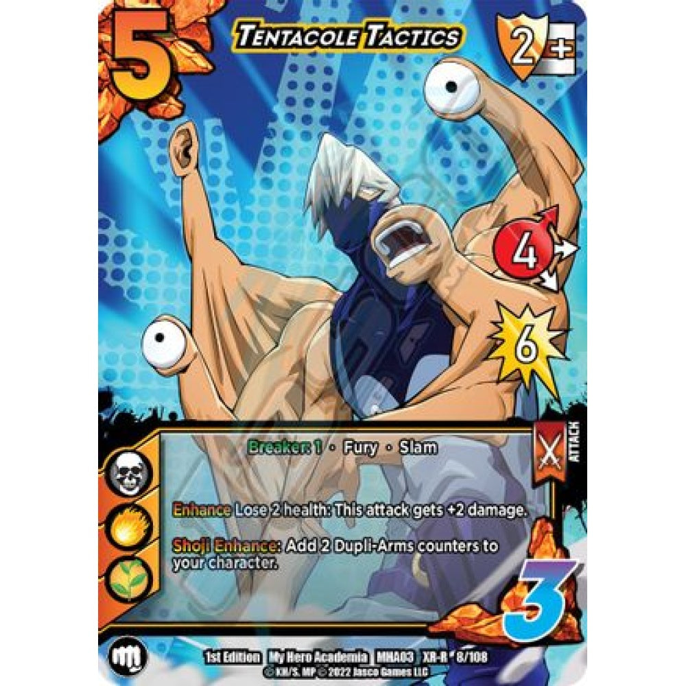 Tentacole Tactics, 8/108, XR-R, UniVersus, MHA03 Heroes Clash