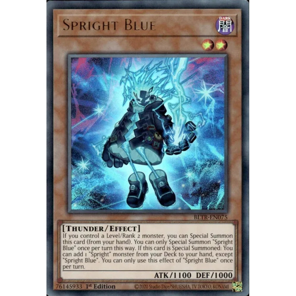 Spright Blue, BLTR-EN075, Ultra Rare, Yu-Gi-Oh!, Battles of Legend: Terminal Revenge