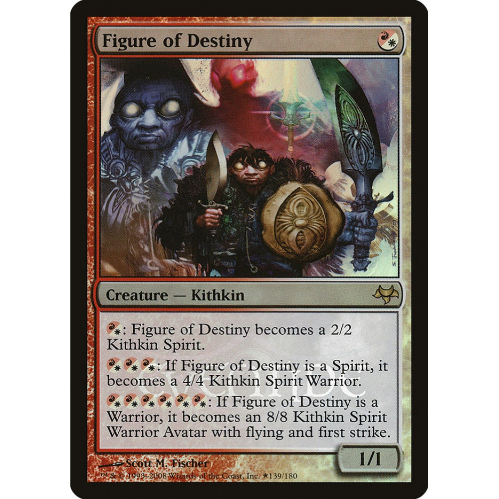 Figure of Destiny rare 139★ Magic the Gathering Eventide Promos
