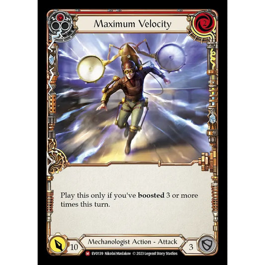 Maximum Velocity EVO139 Majestic Flesh & Blood Trading Card Game Bright Lights in Regular Art