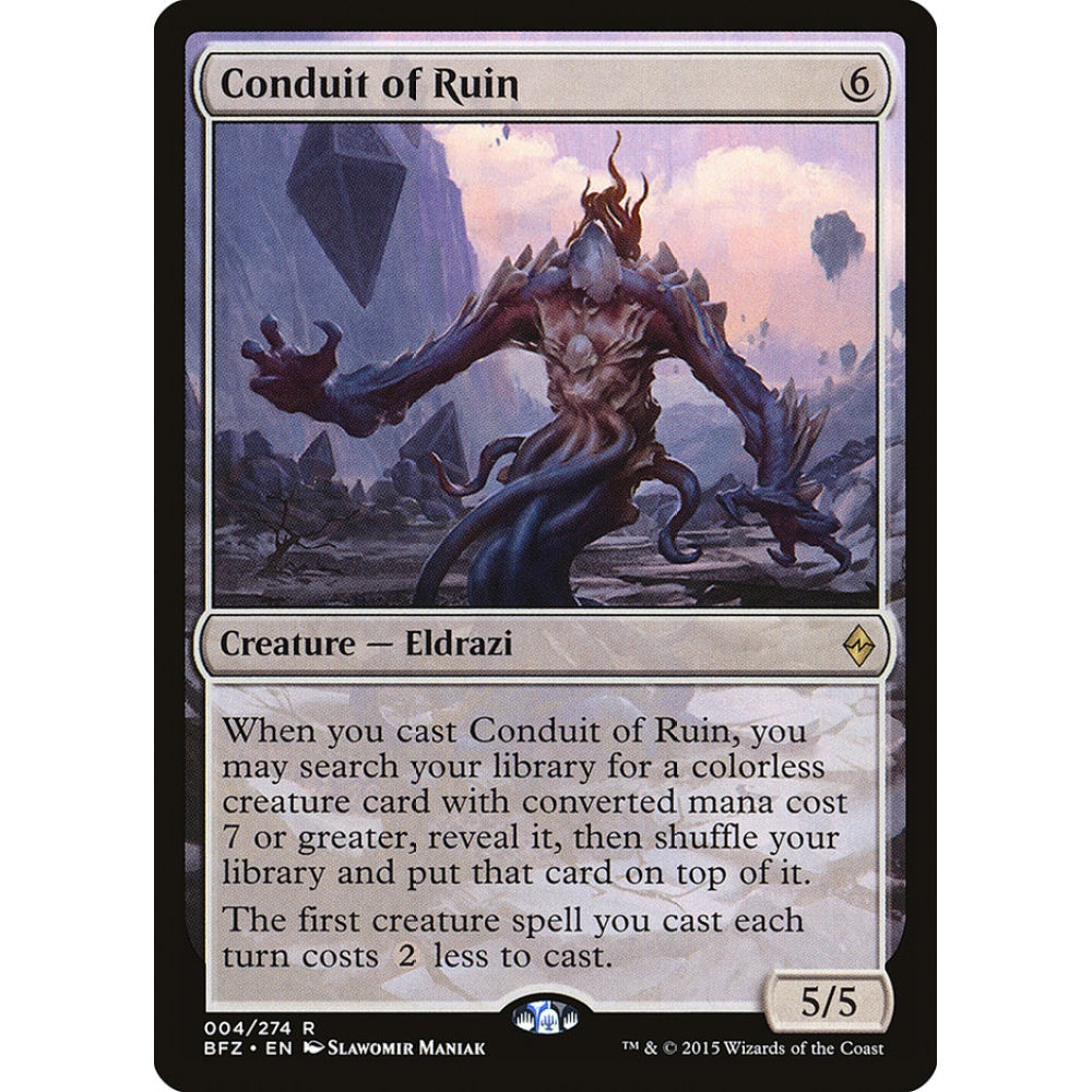Conduit of Ruin rare 4 Magic the Gathering Battle for Zendikar