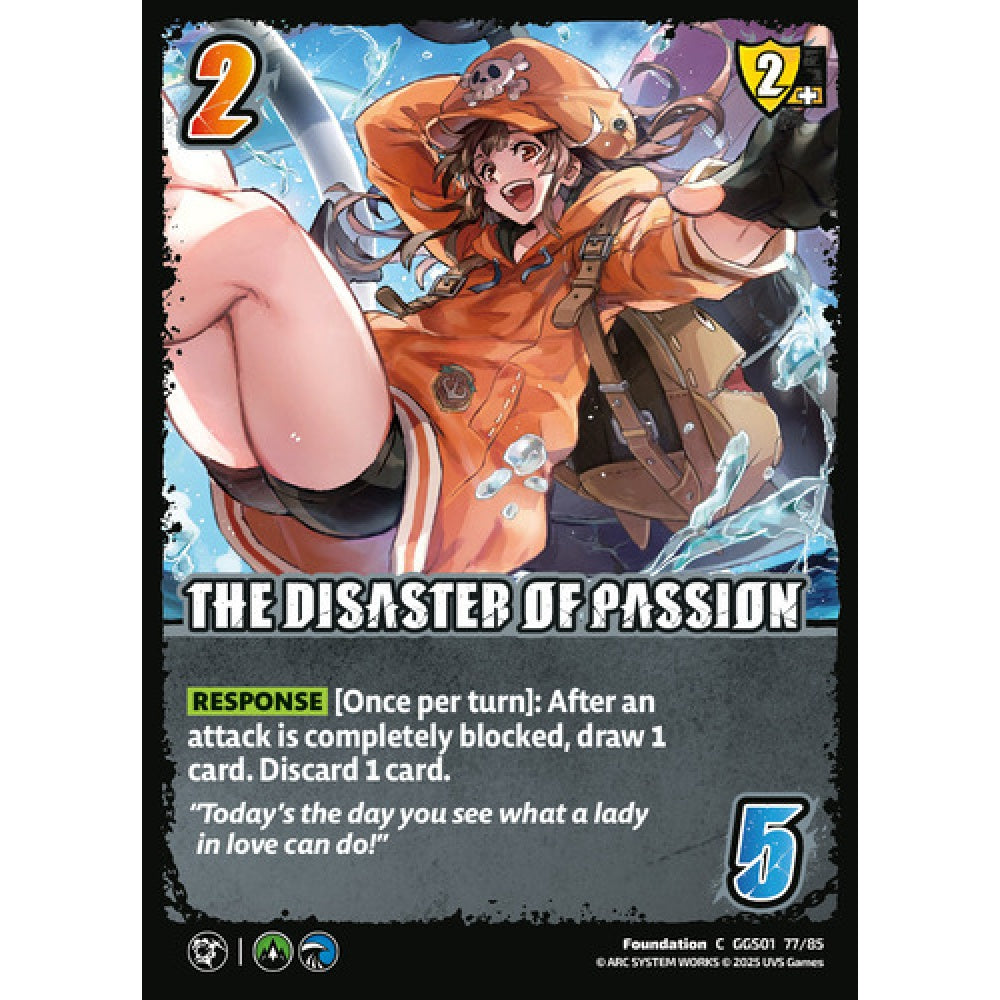 The Disaster of Passion 77/85 Universus Card Game Guilty Gear -Strive- C Non-Foil