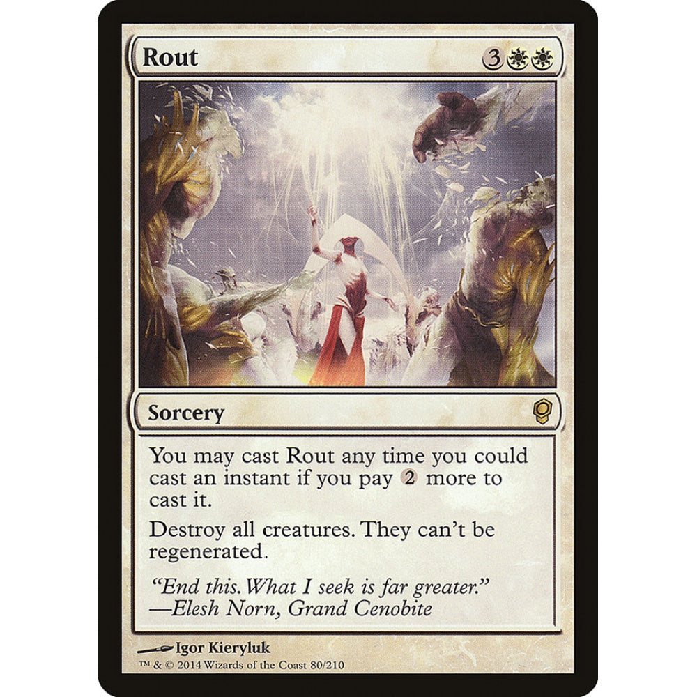 Rout rare 80 Magic the Gathering Conspiracy