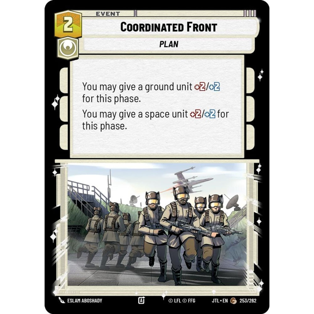 Coordinated Front, C, JTL 253), Star Wars Unlimited