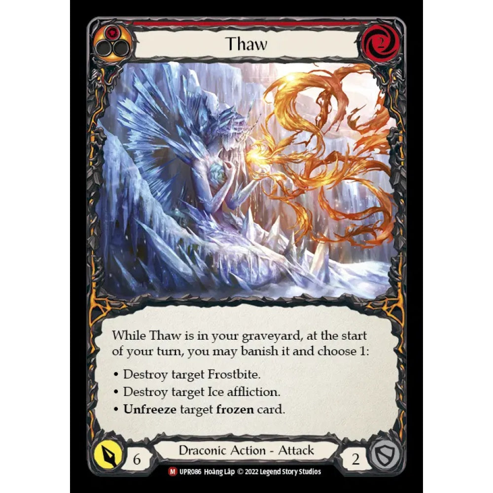 Thaw UPR086 Majestic Flesh & Blood Trading Card Game Uprising in Regular Art