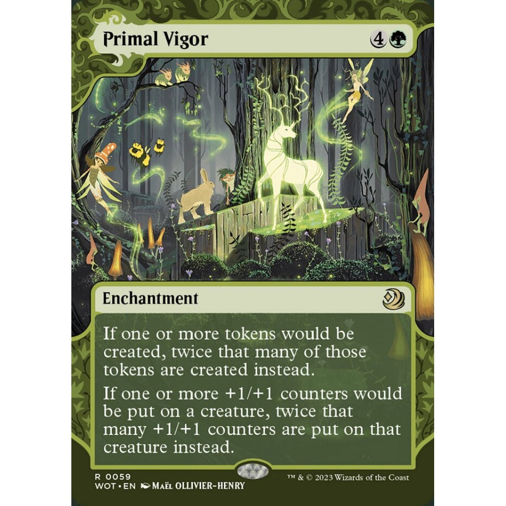 Primal Vigor rare 59 Magic the Gathering Wilds of Eldraine: Enchanting Tales