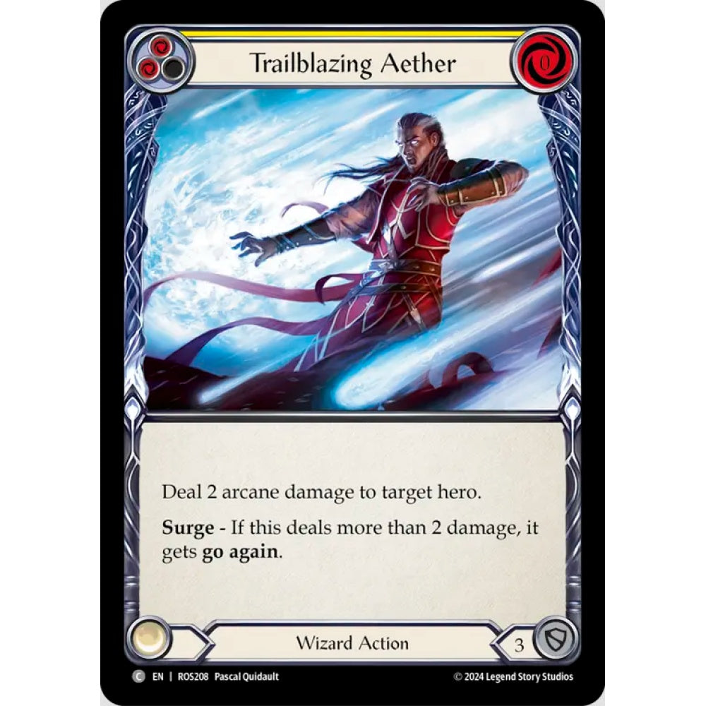 Trailblazing Aether, Yellow), Common, Flesh and Blood, Rosetta