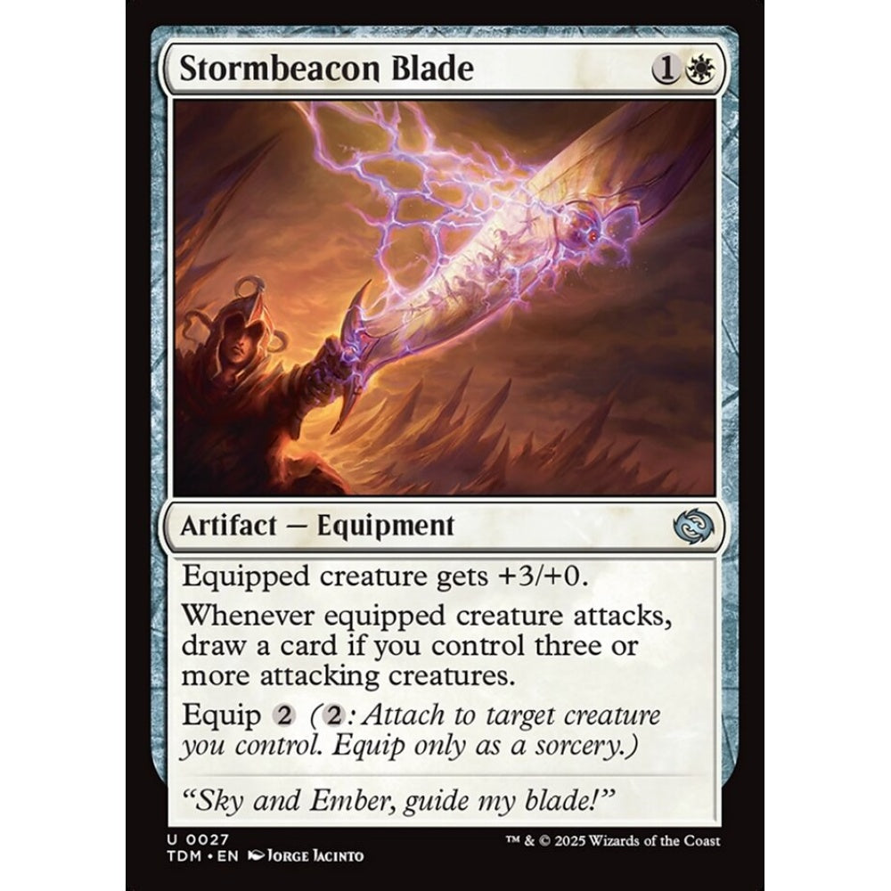 Stormbeacon Blade uncommon 27 Magic the Gathering Tarkir: Dragonstorm