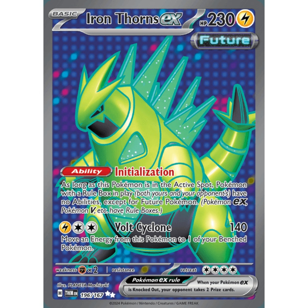 Iron Thorns ex Full Art 196/167 Pokemon Card Game Twilight Masquerade