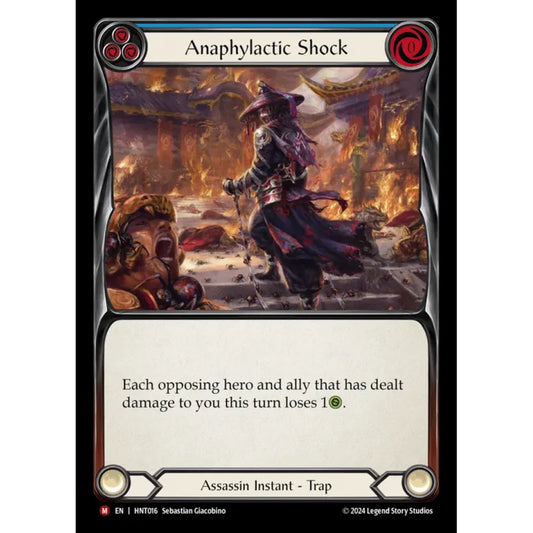 Anaphylactic Shock HNT016 Majestic Flesh & Blood Trading Card Game The Hunted in Regular Art