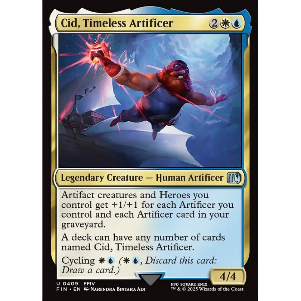 Cid, Timeless Artificer uncommon 409 Magic the Gathering Final Fantasy