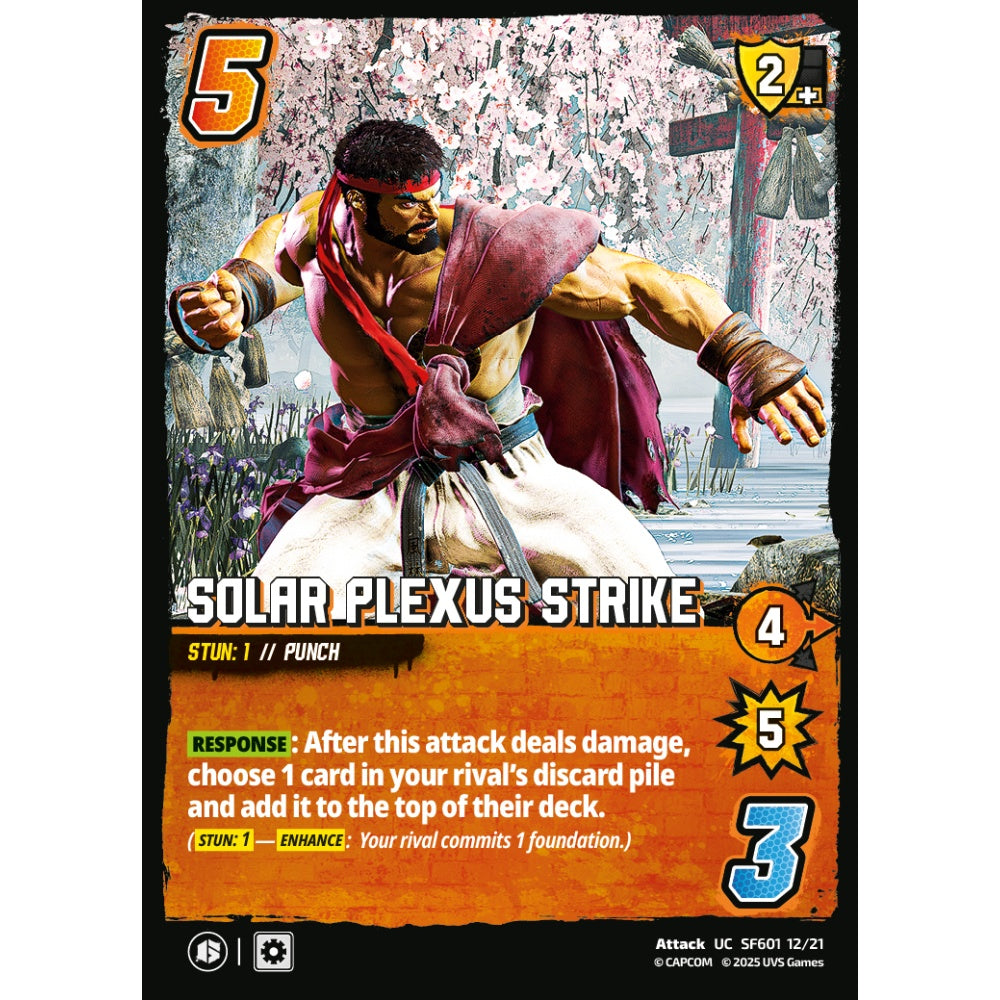 Solar Plexus Strike 12/21 SF601 Universus Street Fighter 6: Challanger Series Ryu&Luke Attack UC