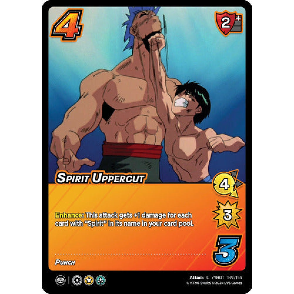 Spirit Uppercut, 139/154, C, UniVersus, Yu Yu Hakusho: Dark Tournament