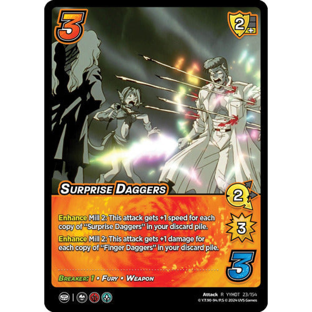Surprise Daggers, 23/154, R, UniVersus, Yu Yu Hakusho: Dark Tournament