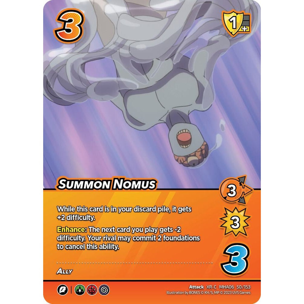 Summon Nomus, 50/153, MHA06, Universus, MHA06 Jet Burn, nan