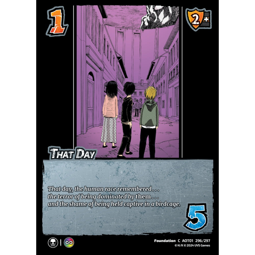 That Day, 296/297, C, UniVersus, Attack on Titan: Battle for Humanity