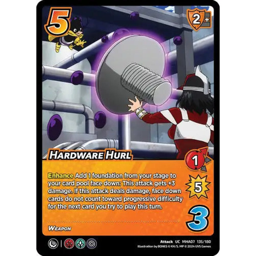 Hardware Hurl, 135/180, UC, UniVersus, MHA07 Girl Power