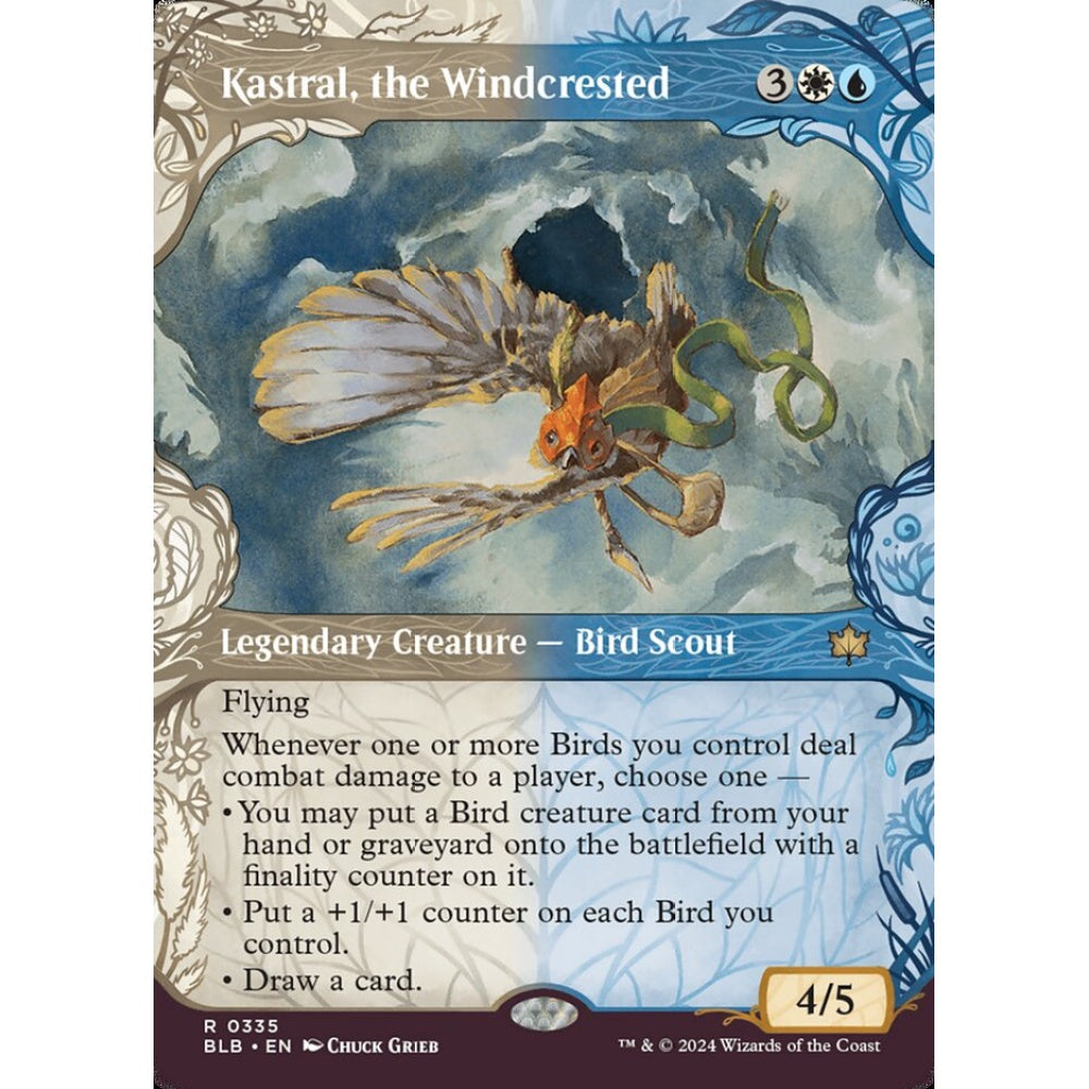 Kastral, the Windcrested, 335, rare, Magic: The Gathering, Bloomburrow
