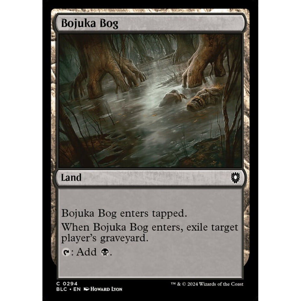 Bojuka Bog, 294, common, Magic: The Gathering, Bloomburrow