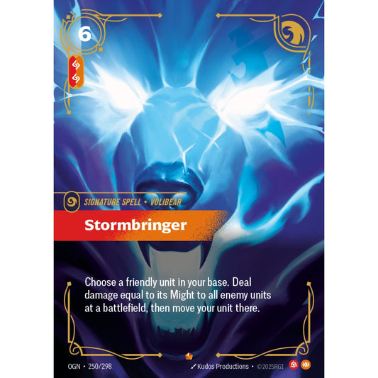 Stormbringer OGN-250/298 Riftbound Card Game Origins Epic