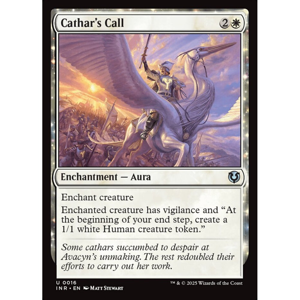 Cathar's Call, 16, uncommon, Magic: The Gathering, Innistrad Remastered