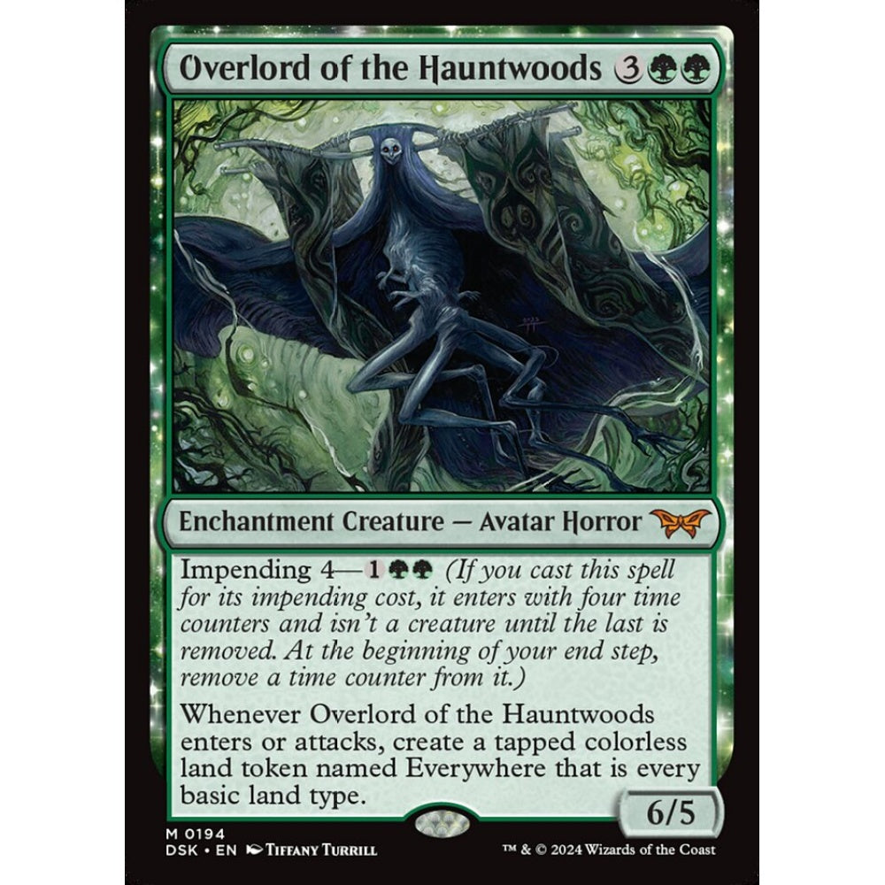 Overlord of the Hauntwoods, 194, mythic, Magic: The Gathering, Duskmourn: House of Horror