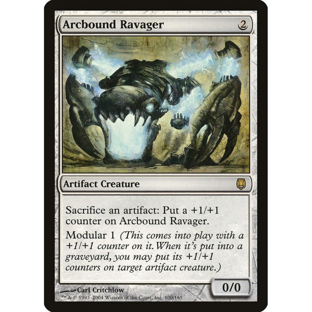 Arcbound Ravager rare 100 Magic the Gathering Darksteel