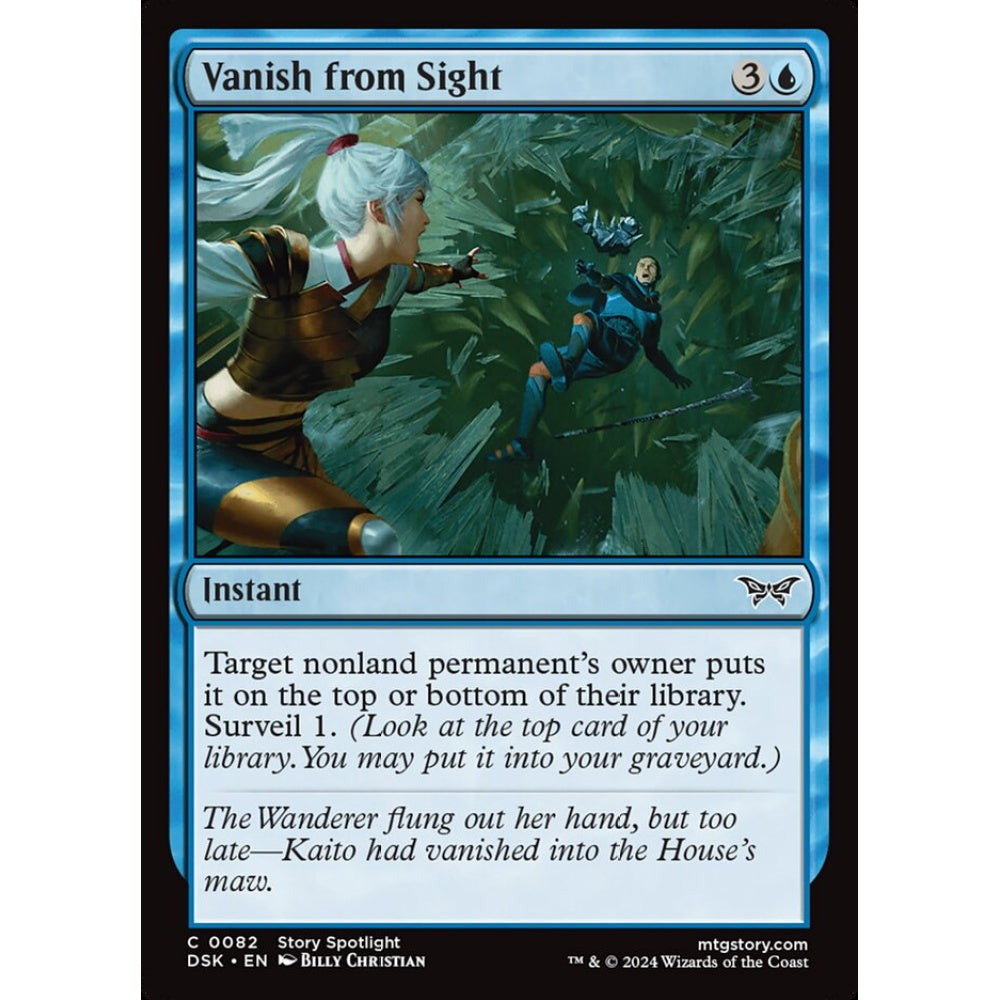 Vanish from Sight, 82, common, Magic: The Gathering, Duskmourn: House of Horror