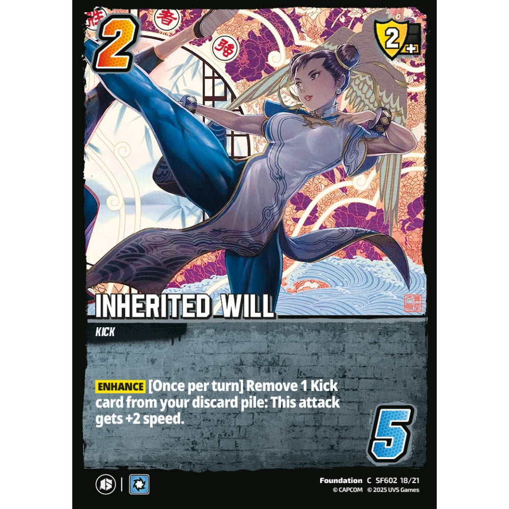 Inherited Will 18/21 SF602 Universus Street Fighter 6: Challanger Series Chun-Li&Jamie Foundation C