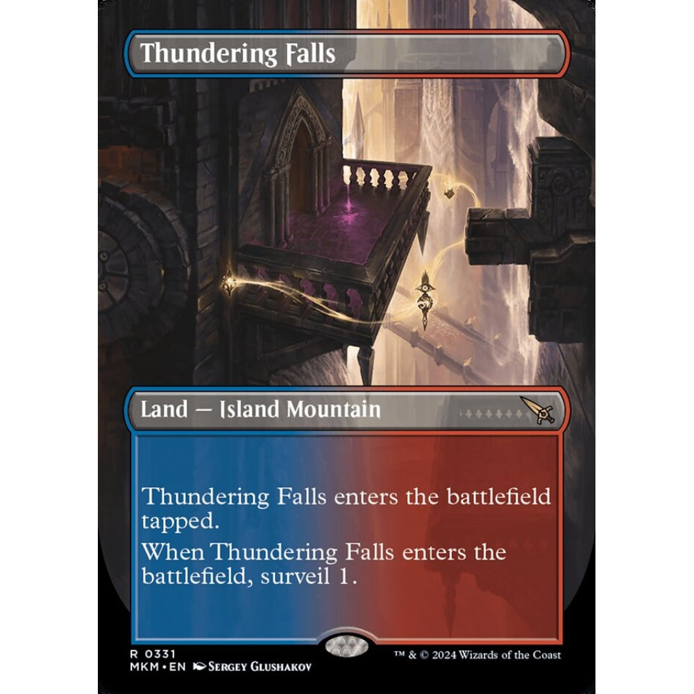 Thundering Falls rare 331 Magic the Gathering Murders at Karlov Manor