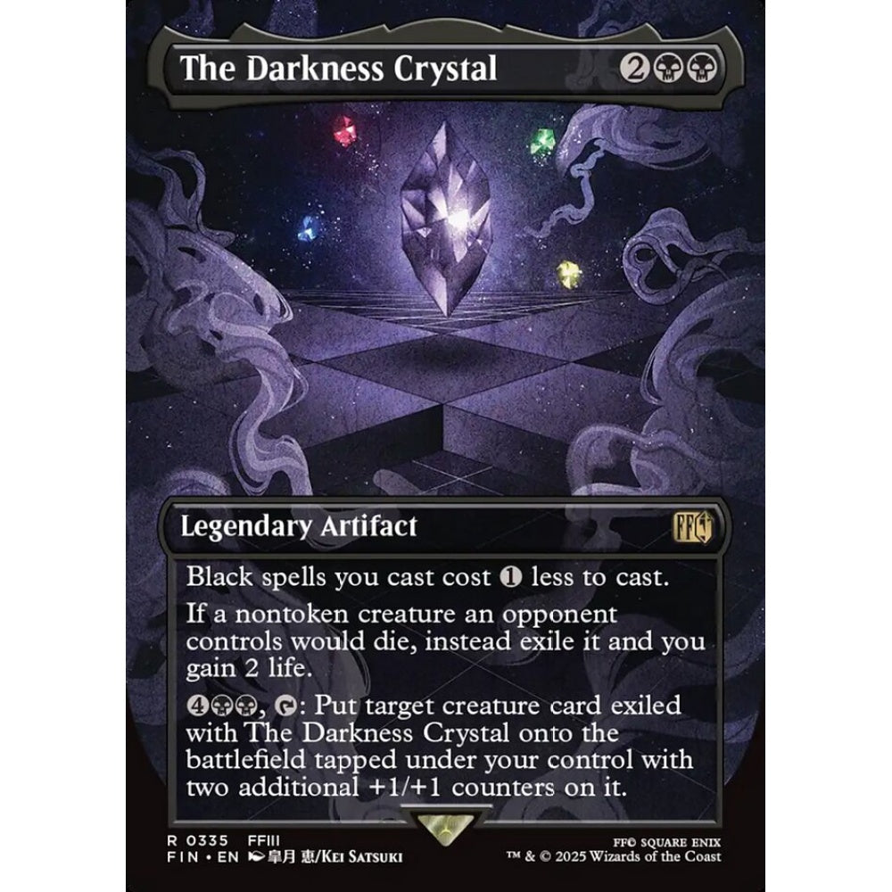 The Darkness Crystal rare 335 Magic the Gathering Final Fantasy