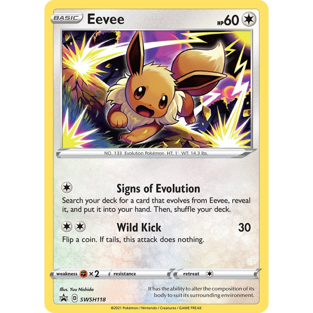 Eevee Promo SWSH118 Pokemon Card Game Sword & Shield Promos