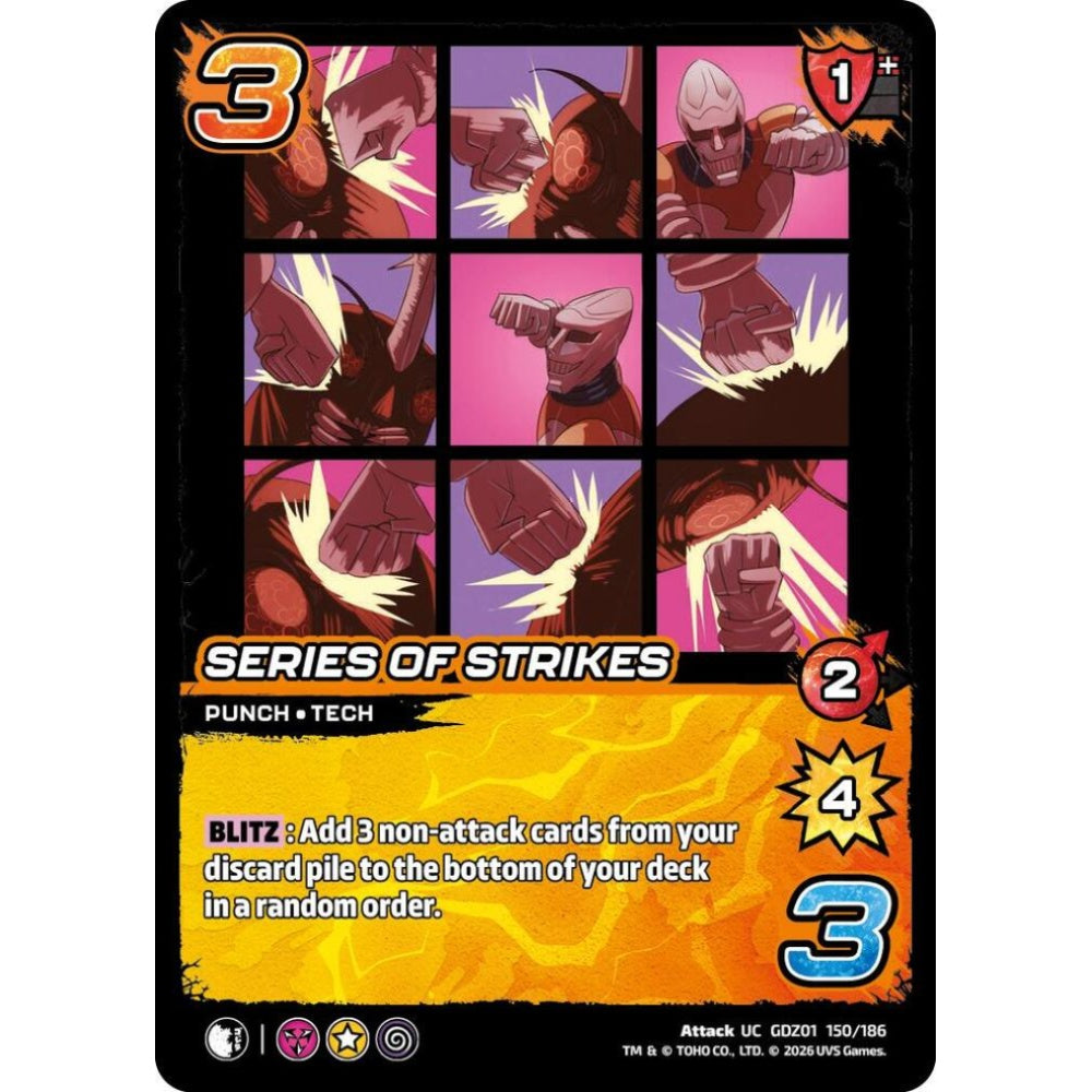 Series of Strikes GDZ01 150/186 GDZ01 Universus Godzilla: Reign of Kaiju Attack UC