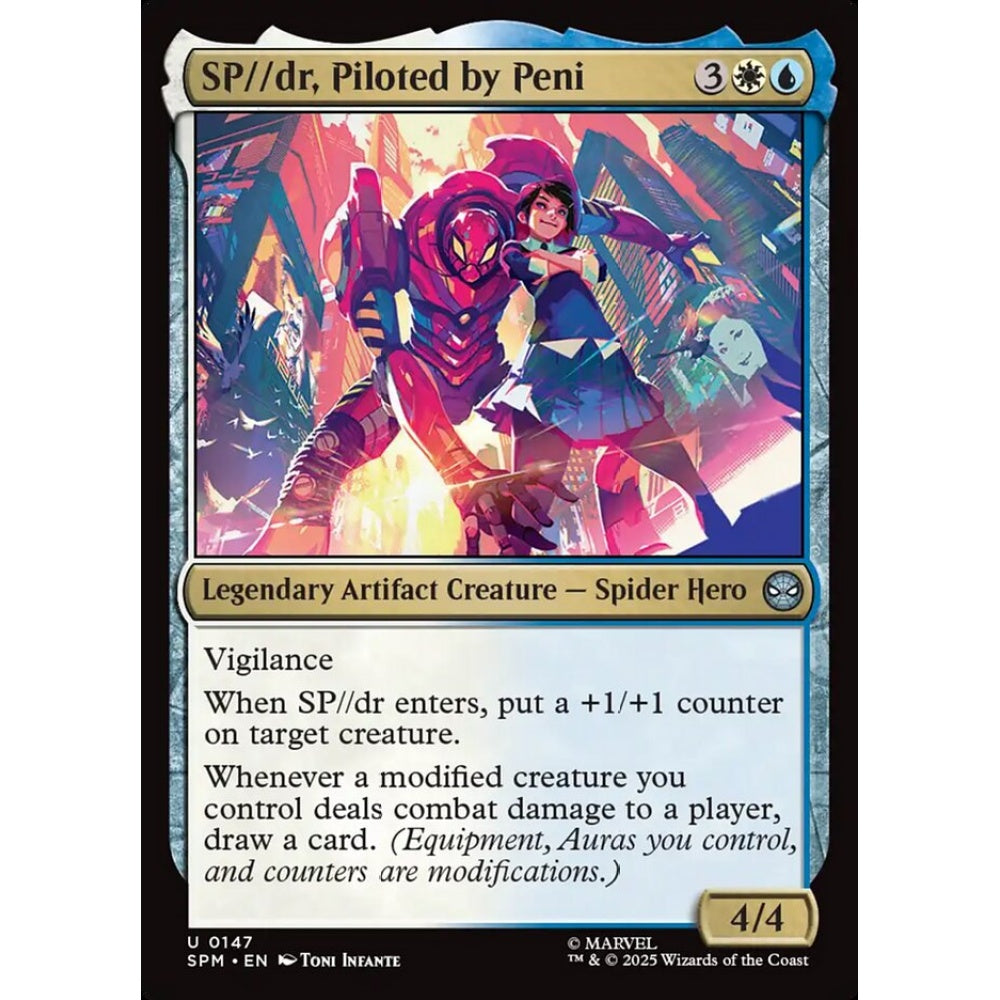 SP//dr, Piloted by Peni uncommon 147 Magic the Gathering Marvel's Spider-Man