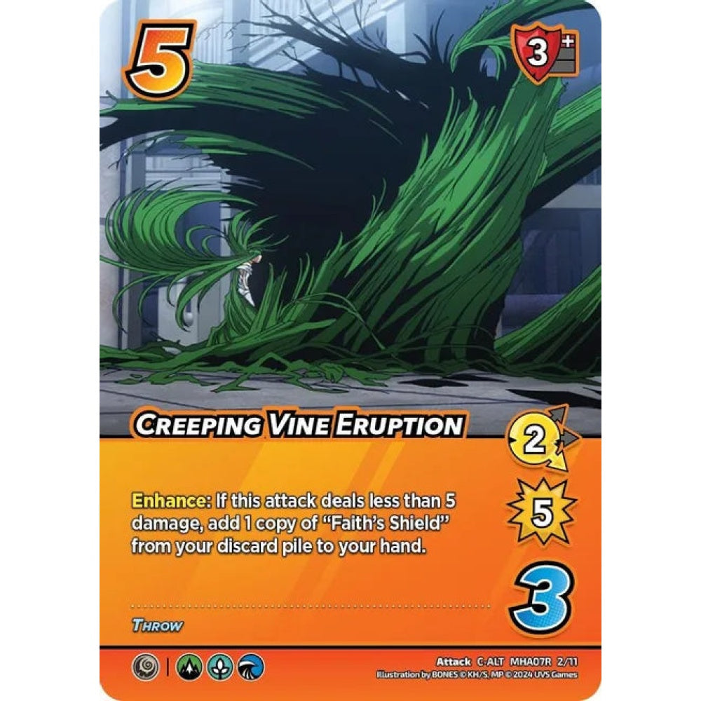 Creeping Vine Eruption, 2/11, UR-ALT, UniVersus, MHA07 Girl Power