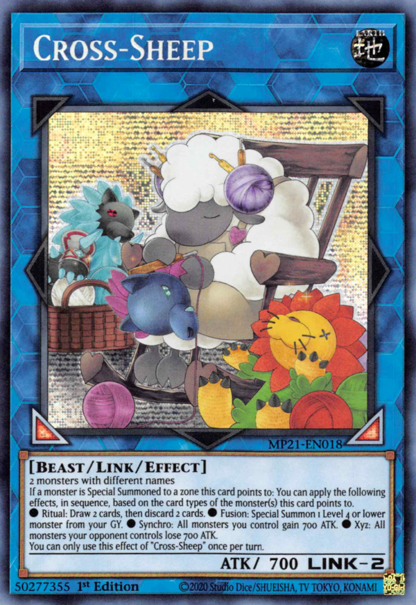 Cross-Sheep JUSH-EN048 Rare Rare Yu-Gi-Oh Justice Hunters in Art