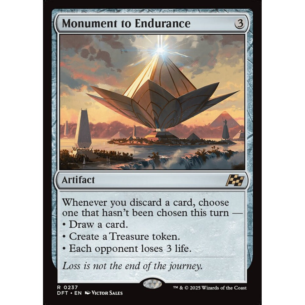 Monument to Endurance, 237, rare, Magic: The Gathering, Aetherdrift
