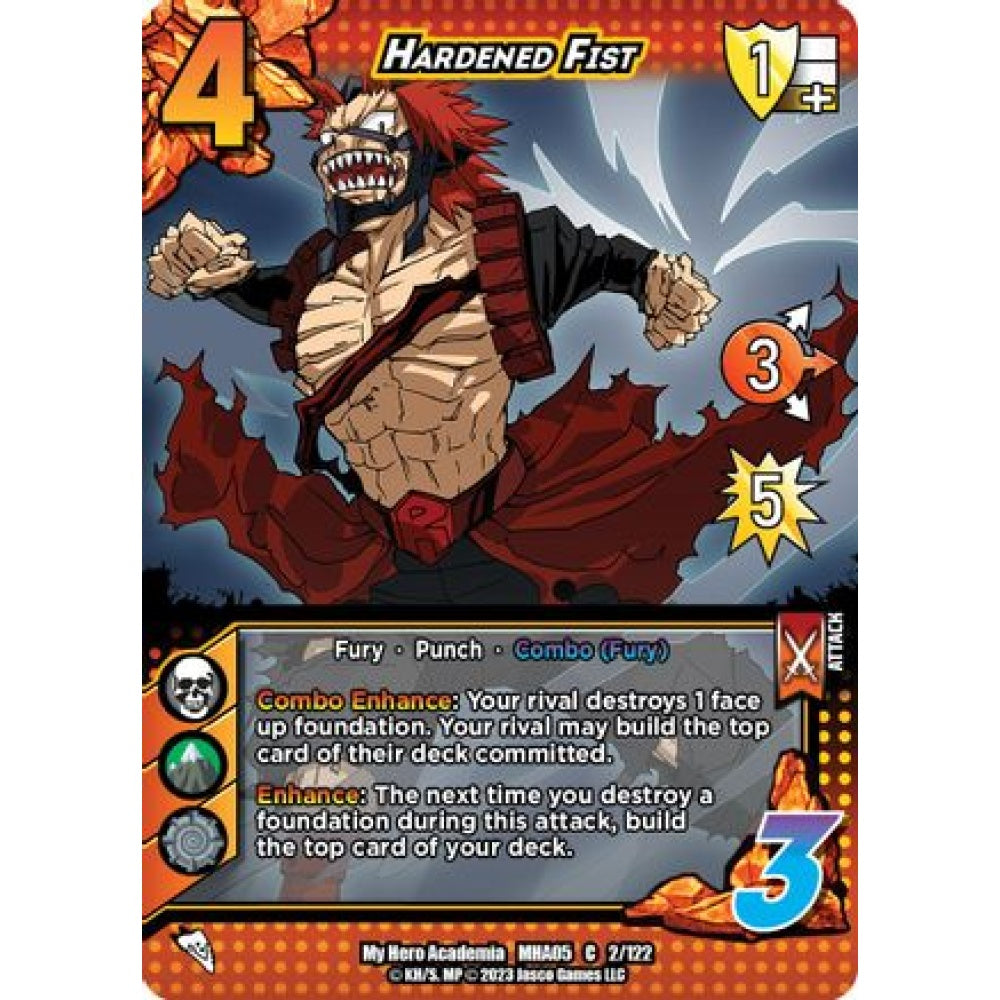 Hardened Fist, 2/122, C, UniVersus, MHA05 Undaunted Raid
