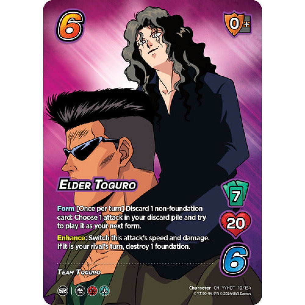 Elder Toguro, 19/154, XR-CH, UniVersus, Yu Yu Hakusho: Dark Tournament