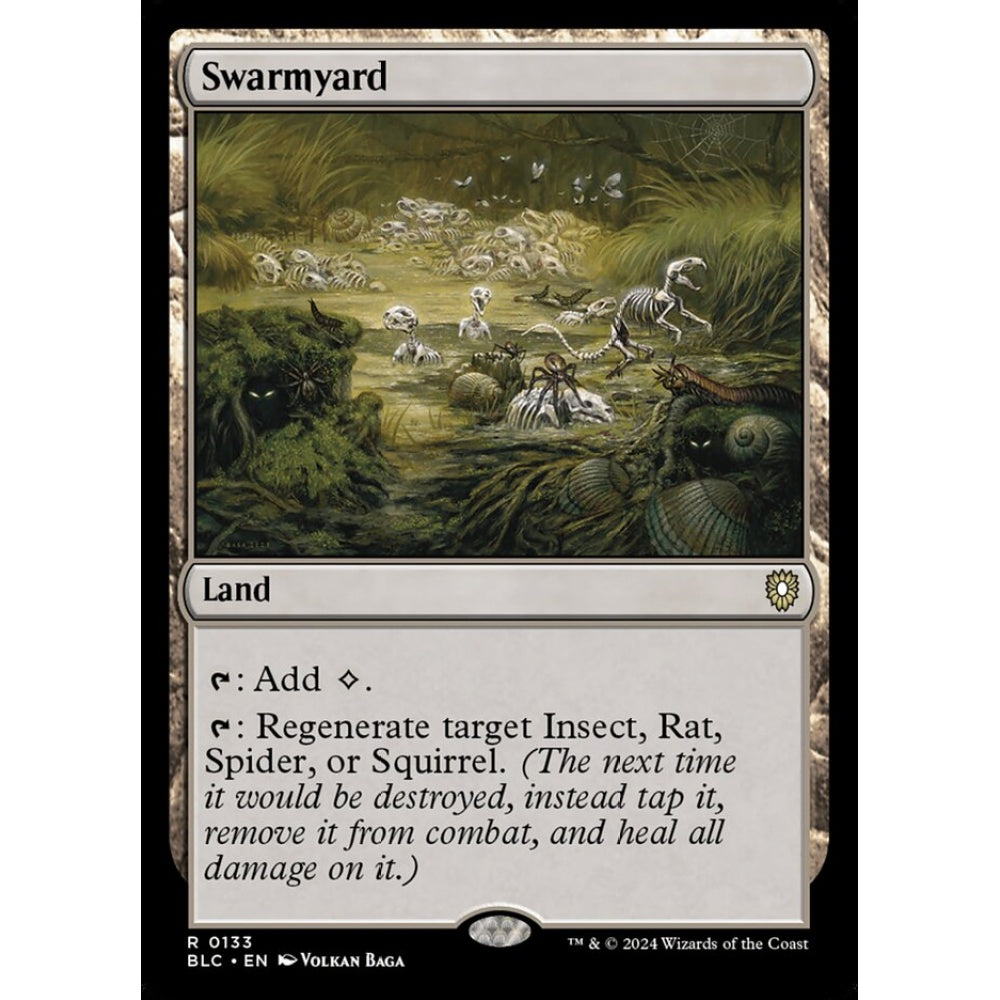 Swarmyard, 133, rare, Magic: The Gathering, Bloomburrow