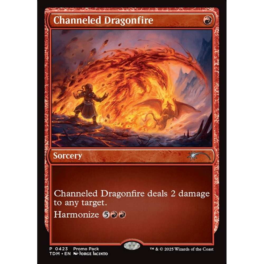 Channeled Dragonfire uncommon 423 Magic the Gathering Tarkir: Dragonstorm