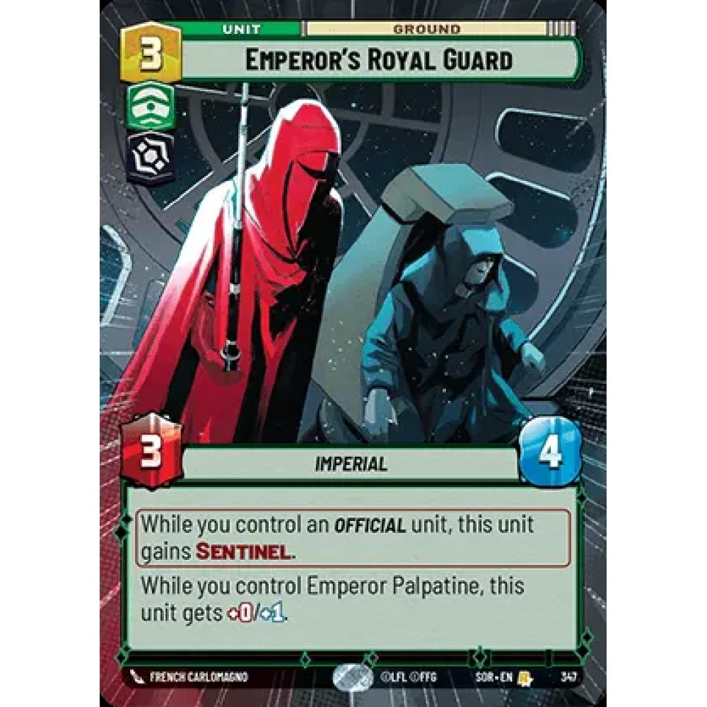 Emperor's Royal Guard, 347, R, Star Wars Unlimited, Sparks Of Rebellion