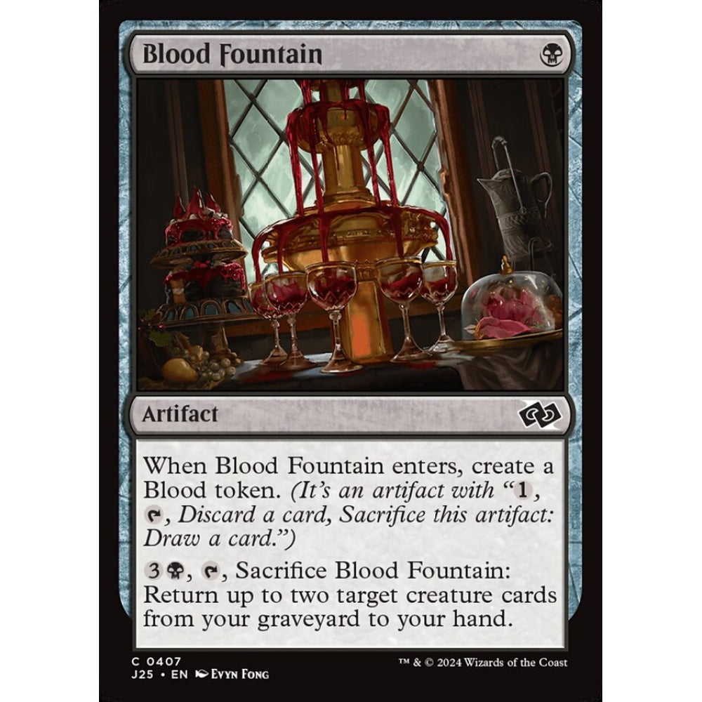 Blood Fountain, 407, common, Magic: The Gathering, Foundations Jumpstart