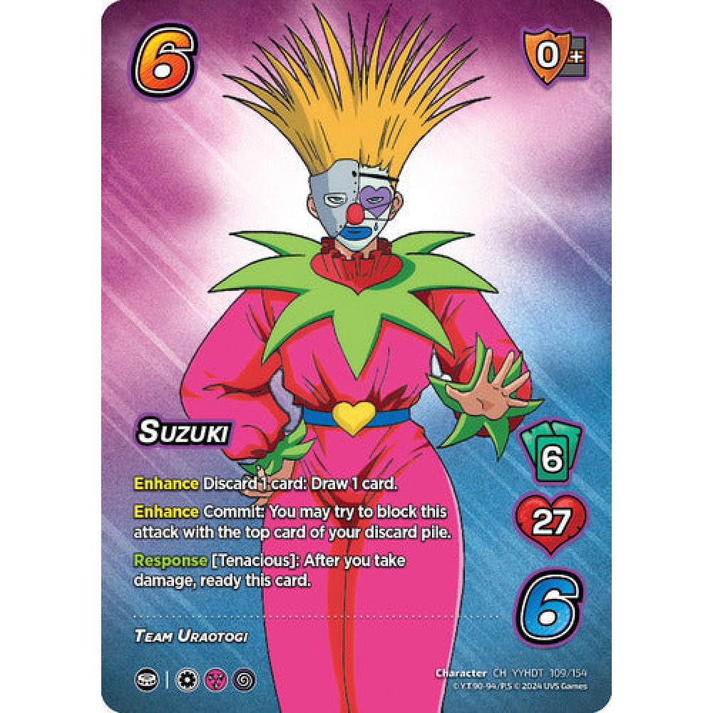 Suzuki, 109/154, XR-CH, UniVersus, Yu Yu Hakusho: Dark Tournament