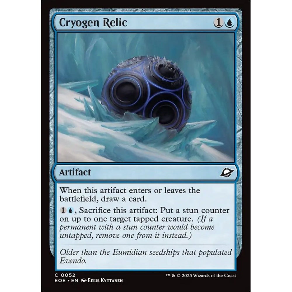 Cryogen Relic common 52 Magic the Gathering Edge of Eternities
