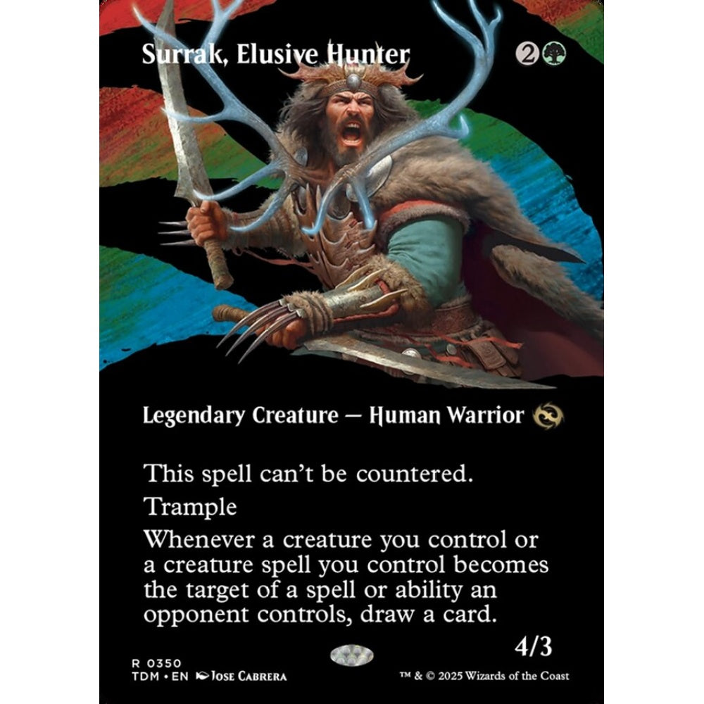 Surrak, Elusive Hunter rare 350 Magic the Gathering Tarkir: Dragonstorm
