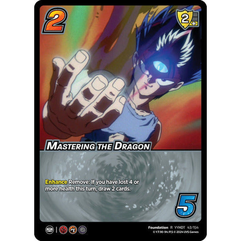 Mastering the Dragon, 43/154, R, UniVersus, Yu Yu Hakusho: Dark Tournament