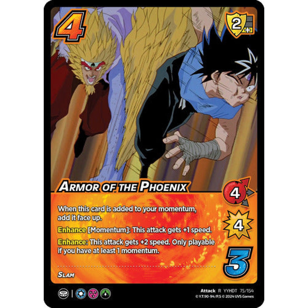 Armor of the Phoenix, 75/154, R, UniVersus, Yu Yu Hakusho: Dark Tournament